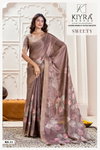 Sweety By Kiyra Simmer Silk Saree Wholesale Clothing Suppliers In India